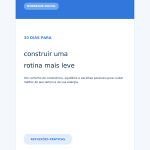 PsicoApp — 30 dias para construir uma rotina mais leve