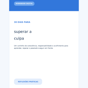 PsicoApp — 30 dias para superar a culpa